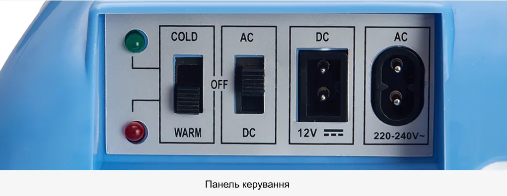 Панель управління автохолодильника Vitol VL-24 24л перемикання холод тепло 12V 220V