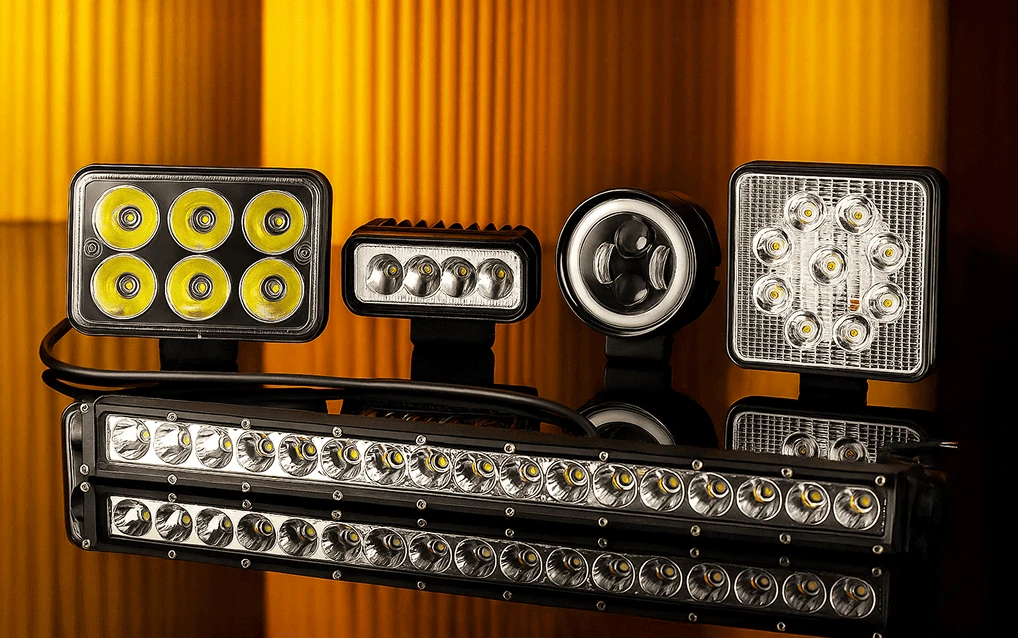 Фара Pulso WLP-24S4 LED 24W серед інших моделей світлодіодних робочих фар Pulso