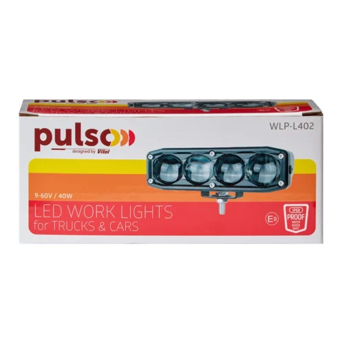 Упаковка фари робочого світла Pulso WLP-L402 SPOT CREE 40 Вт 9–60В IP68