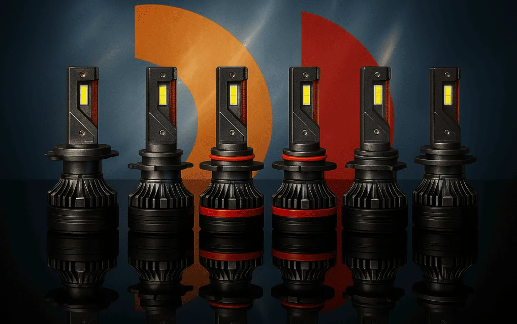 Модельний ряд світлодіодних LED-ламп Pulso LC7 з різними типами цоколів
