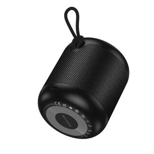 Bluetooth-колонка BOROFONE BR102BK 5 Вт Bluetooth 5.4 — задня частина корпусу та ремінець