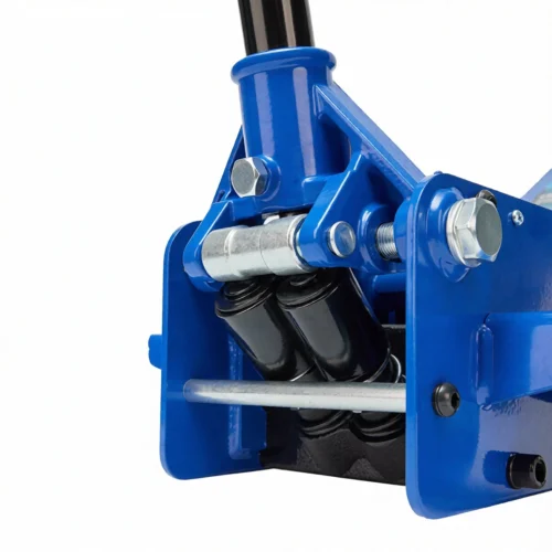 Домкрат VITOL DP-30500 3 т — деталі гідравлічного механізму та подвійних циліндрів