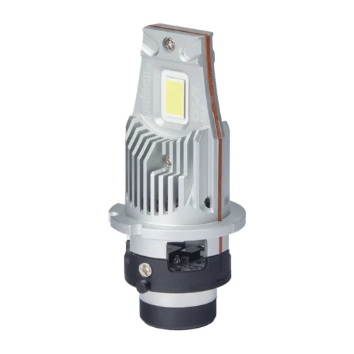 LED-лампа PULSO LR5-D2 D2S/D2R 40W 7500Lm 6500K Canbus — вигляд збоку та система охолодження