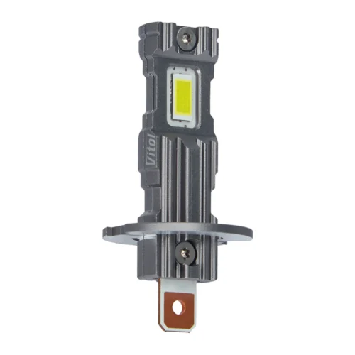 LED-лампа VITOL LV1-H3 CSP 3570 35W 6000K — вигляд збоку та алюмінієвий радіатор