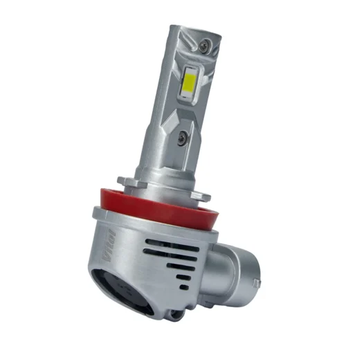 LED-лампа VITOL LV1-H8/H11/H16 CSP 3570 35W 6000K — передня частина та світлодіодний елемент