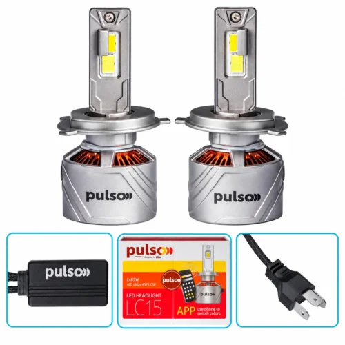 LED лампи PULSO LC15-H4, 17000 лм, 3000–6000 К, Bluetooth