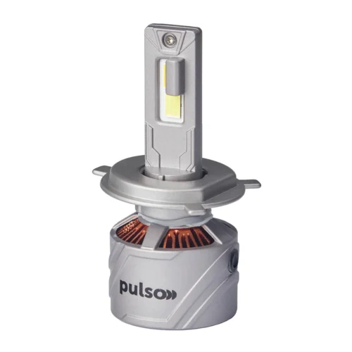 LED лампа PULSO LC15-H4 17000 лм — вигляд під кутом, світлодіодні елементи та алюмінієвий корпус