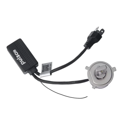LED лампа PULSO LC15-H4 — кабель живлення, штекер підключення та електронний блок керування Bluetooth