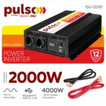Перетворювач напруги PULSO ISU-2030 2000 Вт, 4000 Вт, 12V–220V з чистою синусоїдою — загальний вигляд