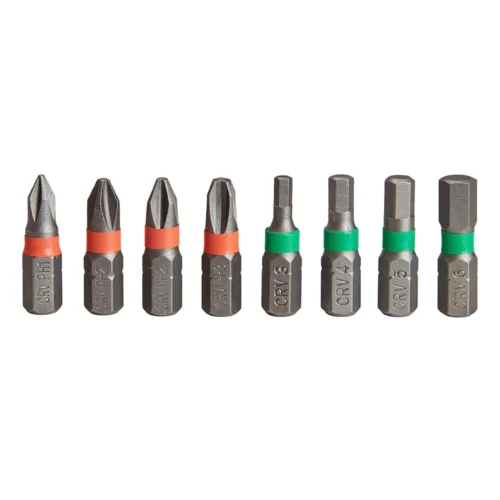 Біти Alloid NG-2038P з хрестовими PH і PZ та шестигранними наконечниками H3–H6