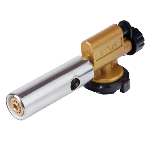 Передня частина газового пальника Alloid FG-7007 з металевою трубкою та керамічним соплом діаметром 22 мм
