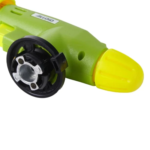 Пальник Alloid Pro FG-7009 — крупний план нижнього кріплення для газового балона та регулятора подачі газу