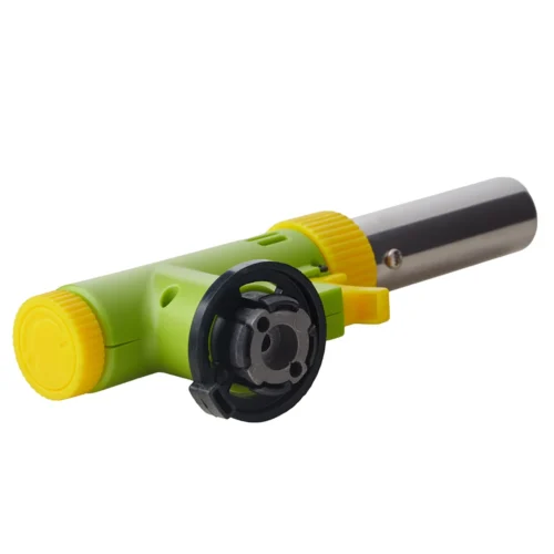 Пальник Alloid Pro FG-7011 — металеве сопло 22 мм, жовте кільце та кріплення газового пальника