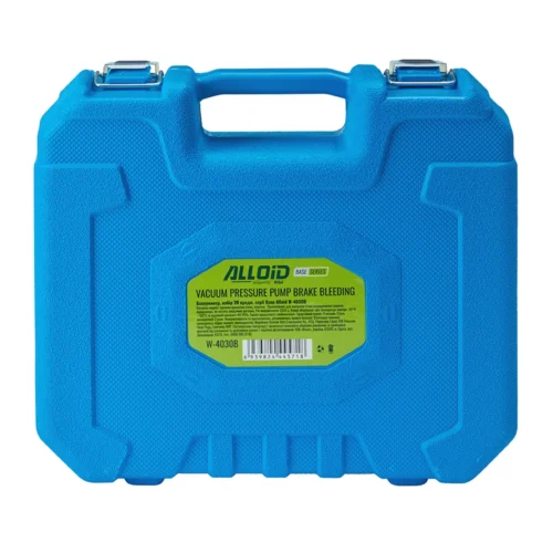 Кейс вакуумметра Alloid W-4030B — синій пластиковий футляр із заводською етикеткою Base Series